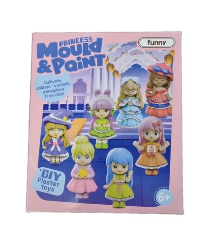 [WWS13805] Figuras de Princesas 3D Moldea y Pinta 6a+(449960)