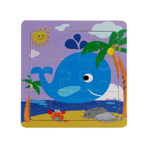 [WWY24] Rompecabezas de Ballena 9 Pzs 4a+