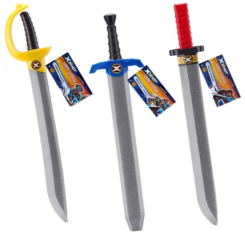 [ZU3696] Espadas X-Shot de Piratas y Caballero Displ/12 Surt/2 6a+