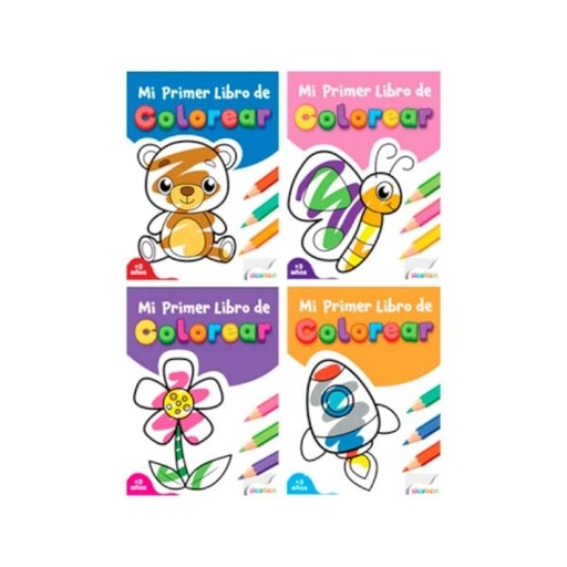 [ES9217] Libros Colección Mi Primer Libro Para Colorear Surt/4 3a+