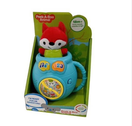 [WW19123] Zorro Peek-A-Boo 18m+c/ Luz y Sonidos