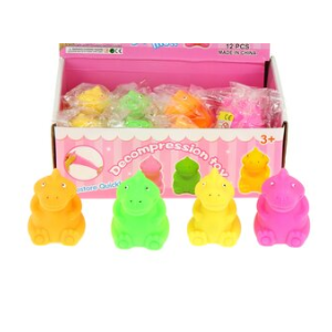 [WW971727] Figura Dinosaurio de Apretar Display 12 3a+