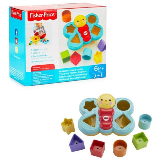 [MTCDC22] Fisher-Price Clasificador de Bloques de Mariposa 6m+