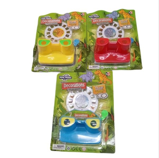 [WWMB7004] Visor de Animales en 2D Dinosaurios Surt /2 4a+