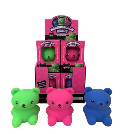 [HY10776] Squeeze Marshmallow de Oso Displ/12 Surt/3 6a+