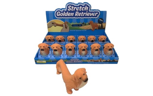 [HY10771] Perro Stretch Golden Retriever Displ/12 4a+