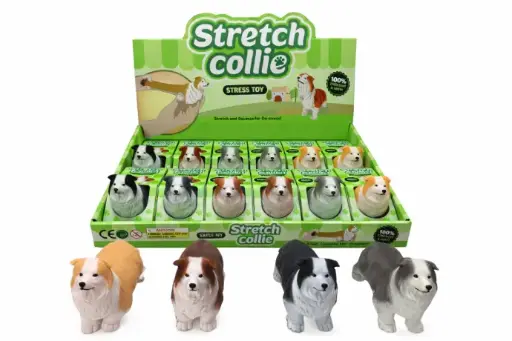 [HY10753] Strecheez-O Stretchy Collie Displ/12 Surt/4 4a+