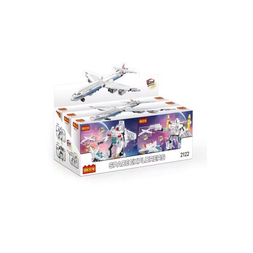 [CO2122] Naves Espaciales Armables 2en1 Displ/6 Surt/6 6a+