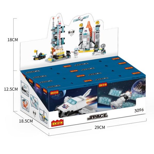[CO3096] Naves Espaciales de Armar Displ/8 Surt/8 6a+