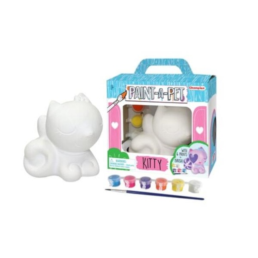 [CMDIY799] Gato de Yeso para Pintar Kitty 3a+