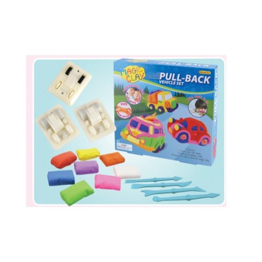 [CMDIY868] Plasticina Set de 3 Coches para Esculpir 8a+