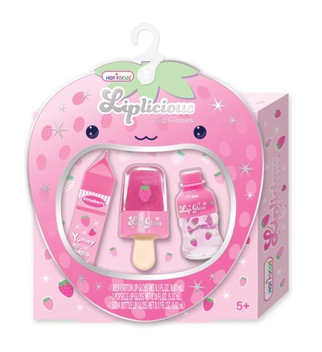 [HF091SB] Set de Cosméticos Brillos para Labios Set/3 5a+