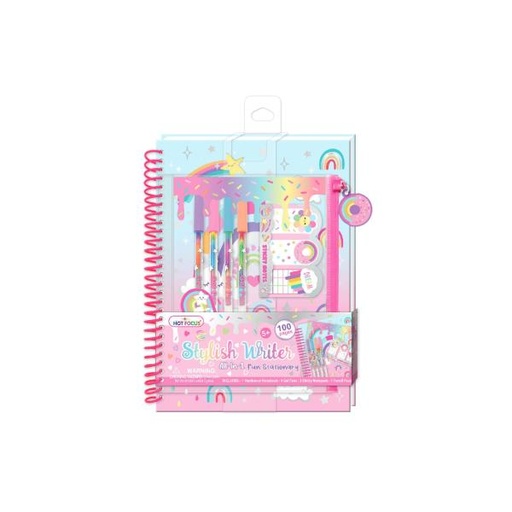 [HF258RB] Diario con Accesorios de Arcoiris 5a+