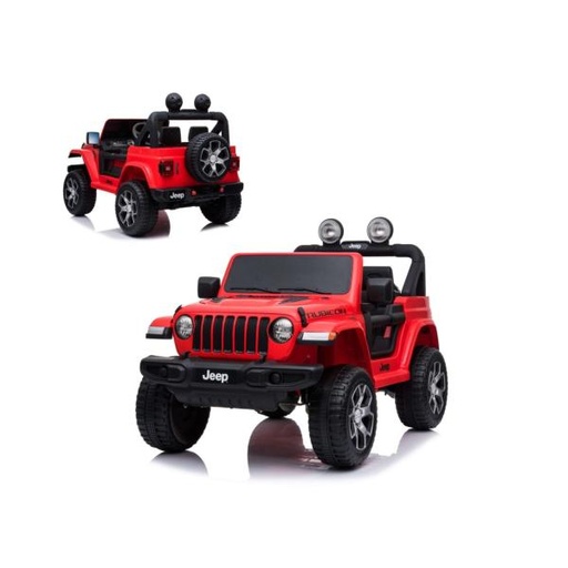 [PBDKJWR555] Carro Montable Jeep Wrangler Rojo 35kg Max
