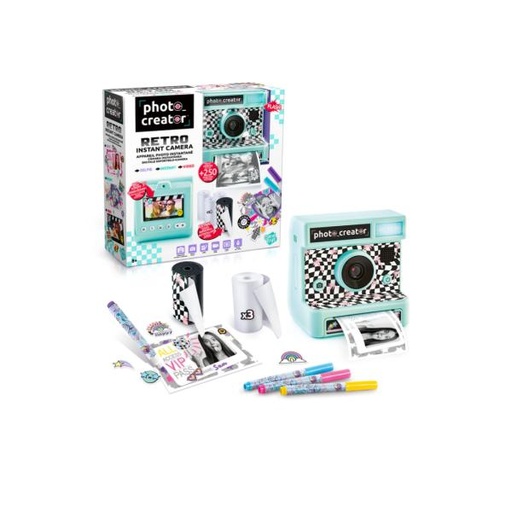 [CTCLK019] Cámara Instantánea Retro Digital con Accesorios 8a+