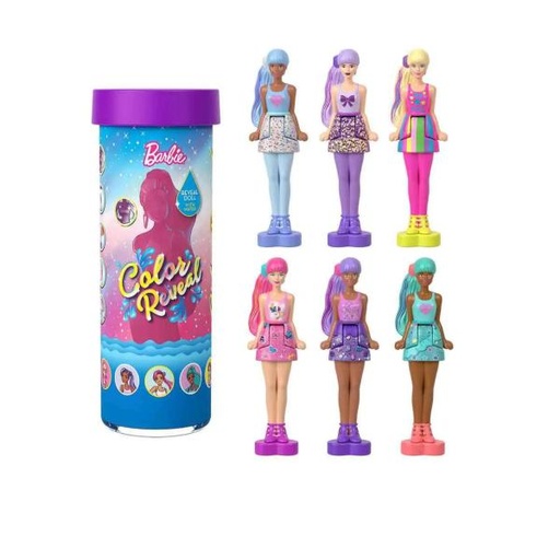 [MTHYF28] Muñeca Barbie Mini BarbieLand Surtido Color Reveal Displ/10 4a+