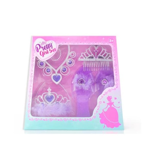 [WW6265] Set de Accesorios de Princesa 7Pzs 3a+