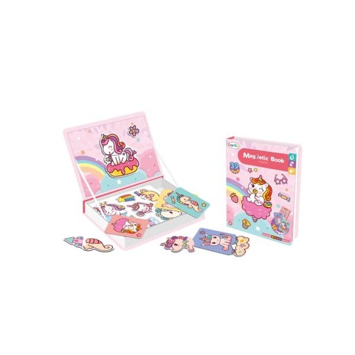 [WW63007] Libro Magnético De Figuras De Unicornios 3A+ (455442)