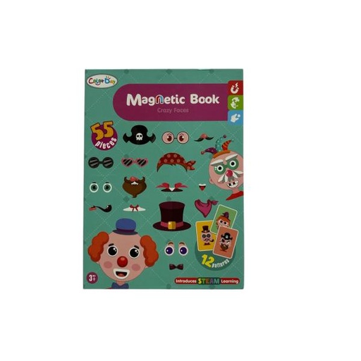 [WW63010] Libro Magnético De Figuras De Caras Locas 3A+