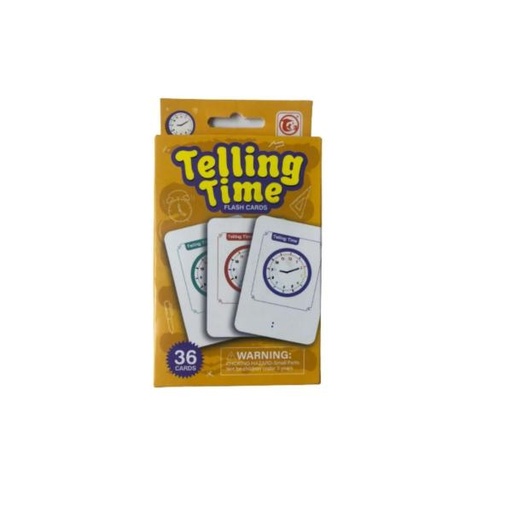 [WW88705] Juego de Aprendizaje de la Hora del Reloj 36 Cartas 3a+