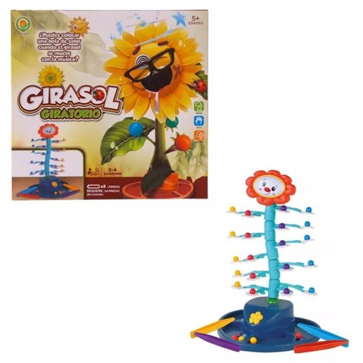 [WWQY0032A] Juego de Mesa Girasol Giratorio 5a+