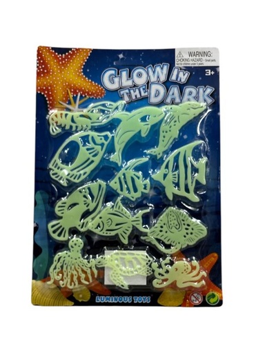[WWSG21007AB] Figuras Marinas que Brillan en la Oscuridad 3a+