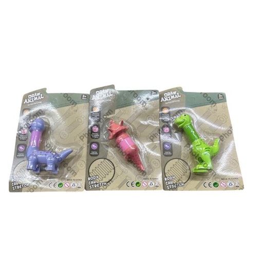 [WWSS2211] Figura de Dinosaurios Estirables Surt/3 3a+