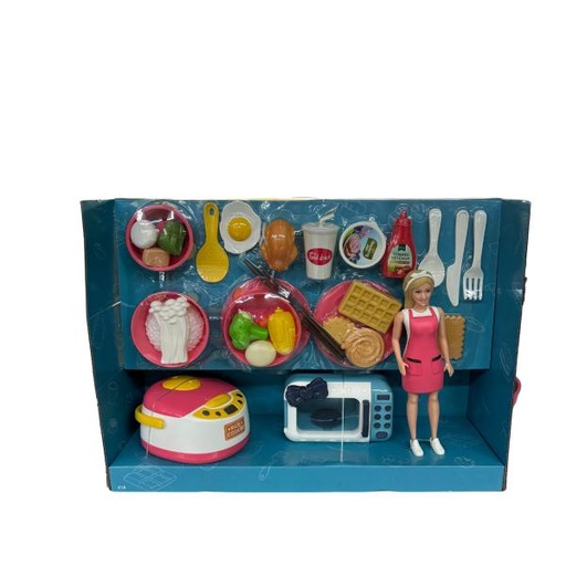 [WWWS41A] Accesorios De Cocina Con Muñeca 3A+(455183)