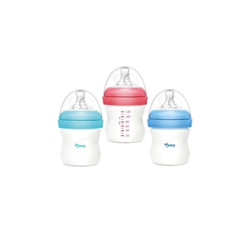 [IH44911] Chupon Para Bebé De Vidrio Anti Cólicos 0M+ 4oz Surt/3