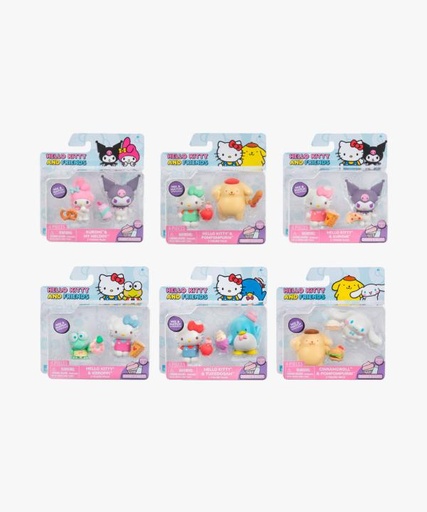 [JZHKT0001] Figuras Hello Kitty and Friends Set/2 Surt/6 6a+