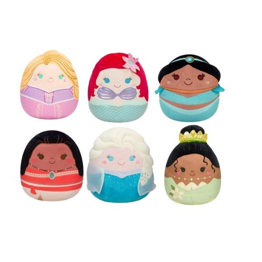 [JZSQDI00502] Peluches Squishmallows 8 Disney Princesas Surt/6 3a+
