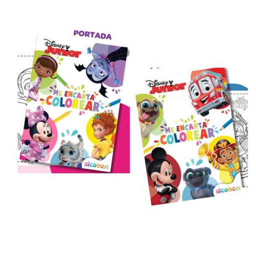 [ES3296] Libros Me Encanta Colorear Disney Surt/2