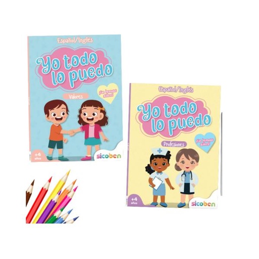 [ES8304] Libro Español / Inglés Yo todo lo Puedo 4a+