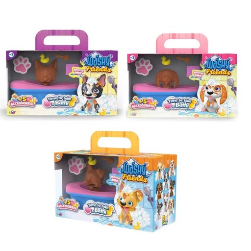 [KZ95742] Figuras Lava y Descubre Tu Cachorro con Tina y Accesorios Surt/3 3a+
