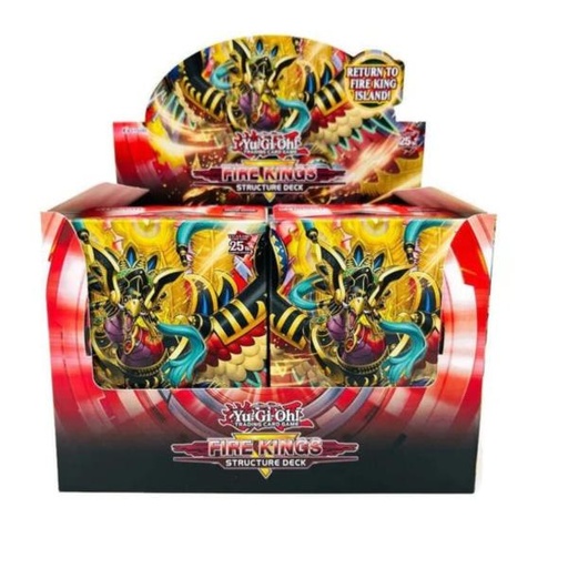 [DV86563] Cartas YU-GI-OH Sobres con 5 Cartas 1ST Edición Fire Kings  Disp (86564)l/8 6a+ (Inglés)