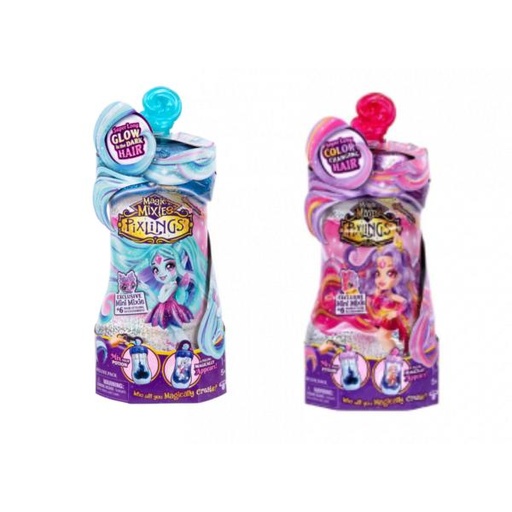 [BT14997] Muñeca Magic Mixies Aparecerá Magicamente Cabello Brilla en la Oscuridad Surt/2 5a+