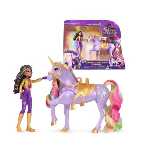 [BT6067325] Muñeca de Unicorn Academy Sophia y Wildstar 4a+
