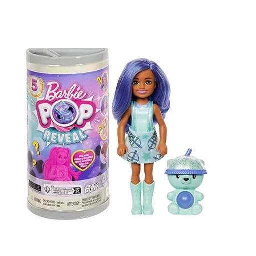 [MTJCX93] Muñeca Barbie Pop Reveal con 5 Sorpresas 3a+