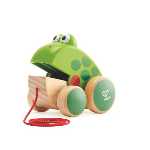 [HIE0361] Carrito de Jalar en Forma de Sapo 12m+