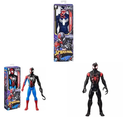 [HBG0735] Figuras de Spiderman Venom Versus Surt/3 4a+
