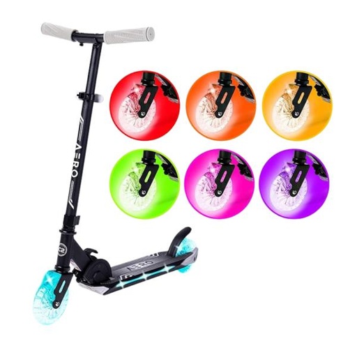 [ZEC2] Scooter Ajustable 3 Posiciones con 7 Colores de Luz 5a+ 50Kg Max