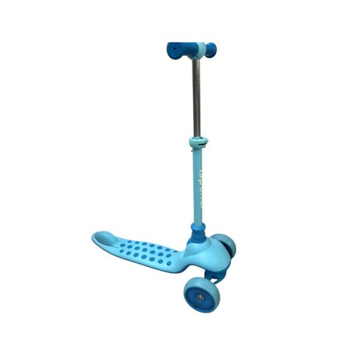 [ZEM5C] Scooter de 3 Ruedas Celeste con Luz 3a+ 50Kg Max