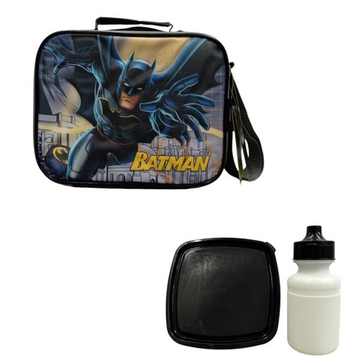 [CV4606] Lonchera con Taza y Botella DC Batman