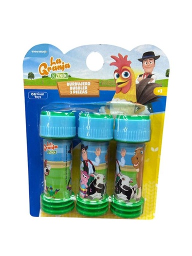 [CV5915] Set de 3 Burbujas de La Granja de Zenón 3a+