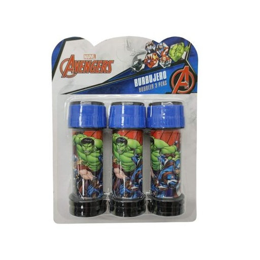 [CV5816] Set de 3 Burbujas Marvel Avengers 3a+
