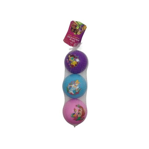 [CV1305] Set de 3 Pelotas Disney Princesas 3a+