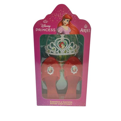 [CV5267] Set de Corona y Zapatos Disney Princesa Ariel 3a (PT-ARIEL-RP21)