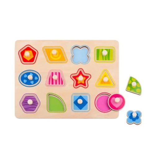 [TKTY853] Rompecabezas de Figuras de Encajar 18m+