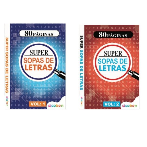 [ES4458] Libro Súper Sopas de Letras Colección Mente en Forma II Surt/2