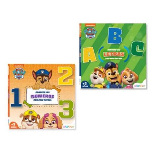 [ES7090] Libro Conozco Letras y Números con Paw Patrol Surt/2 3a+